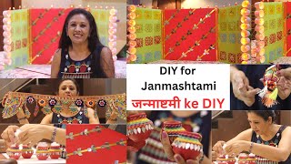 Festival Janmashtami Special New amp Easy DIY Mandir Decoration DIY from Waste Items [upl. by Nalod705]