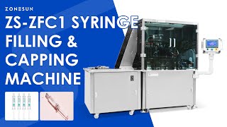 Zonesun ZSZFC1 Syringe Filling amp Stoppering Machine syringefillingmachine syringestoppering [upl. by Merline]