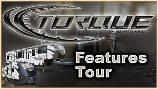 Heartland Torque RV 2016 5th Wheel and Travel Trailer Toy Hauler Features Tour Video [upl. by Arres]