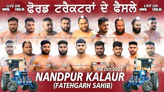 Super Final Match  Barsalpur vs Dhanauri  Nandpur kalaur  Fatehgarh Sahib [upl. by Ahsikat]