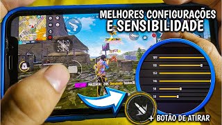 SAIU MELHOR SENSIBILIDADE PARA IPHONE XR COM CONFIGURAÇÕES E BOTÃO DE ATIRAR [upl. by Verina654]