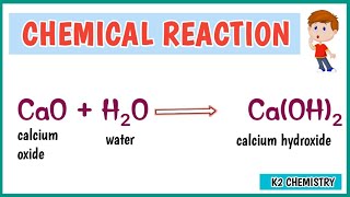 CaO  H2O  CaOH2 reaction ll cao  h2o → caoh2 ll [upl. by Omiseno]