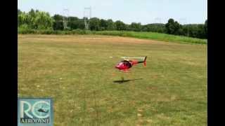 Bell 206 Jet Ranger 700 Size from RC Aerodyne wwwscaleflyingcom [upl. by Kelli310]