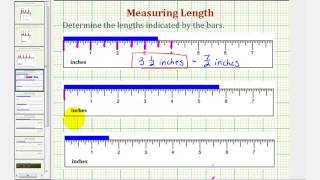 Ex Measure Lengths in Inches  Mixed Numbers and Improper Fractions [upl. by Ravahs898]