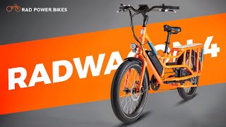 RadWagon 4 Electric Cargo Bike  Promotional Debut [upl. by Valenta]