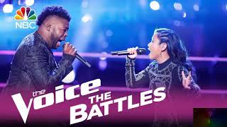 Chris Weaver vs Kathrina FeighquotDangerous Womanquot  The Voice 2017 Battle Audio Official [upl. by Bish]