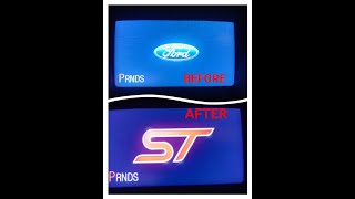 ST LOGO ON IPC FORD FOCUS [upl. by Aioj]