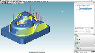 hyperMILL 20211 3D Profile Finishing [upl. by Zeret]