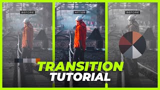 How to Make BEFOREAFTER COLORGRADE Transition   FREE TEMPLATE [upl. by Curtis]