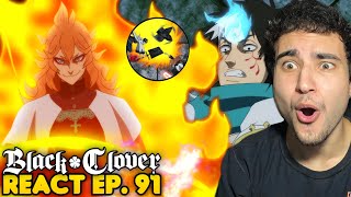 MEREOLEONA VS RAIA QUE MULHER BRABA React Black Clover EP 91 [upl. by Nyleve]