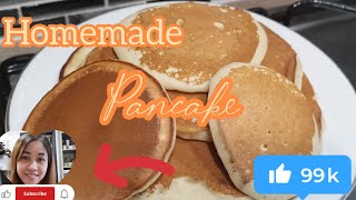 Making Homemade Pancake [upl. by Alyk275]