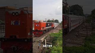 Lokomotif Langkah CC201 Hidung Miring Livery Rnb Khas Divre 3 PG keretaapi lokomotif shorts [upl. by Quarta]