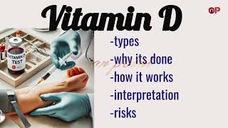 vitamin D test its types and why it isdone [upl. by Asyle]