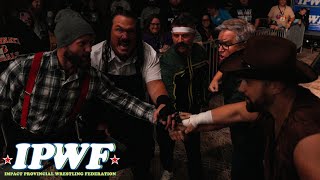 Fate of the IPWF ON THE LINE in HIGH STAKES Tag Match  IPWF Throwback Throwdown III Highlights [upl. by Ihpen]