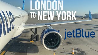 London to New York with JetBlue  The Economy Experience  A321 LHR  JFK [upl. by Ader414]