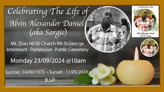 Alvin Alexander Daniel aka Sargie Funeral Service [upl. by Ydnes993]