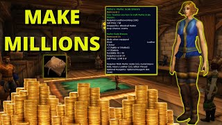 Making MILLIONS With Leatherworking Murloc Scale Bracer shorts worldofwarcraft goldmaking [upl. by Kurtis]