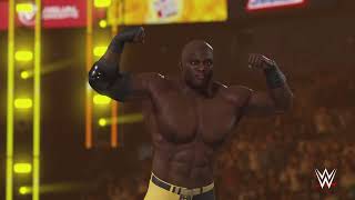 Nathan Frazer vs Roman Reigns vs Bobby Lashley vs Big E  SMACKDOWN Gameplay [upl. by Ja384]