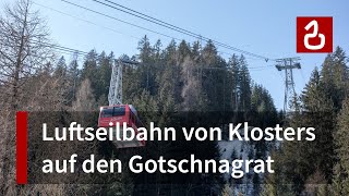 Die Geschichte der Luftseilbahn Klosters  Gotschnagrat  Davos  Parsenn  Gotschna [upl. by Alleacim229]