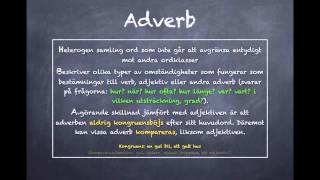 Adverb och particip [upl. by Winser]