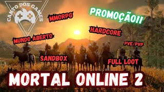 MORTAL ONLINE 2  MMORPG MAIS HARCORE DA ATUALIDADE VALE A PENA GAMEPLAY PTBR [upl. by Zina]