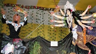 mahishasur ka vadh karte hue maa Durga 🗡️🗡️🪔🙏🙏follow dashara live comment durgapuja buxar [upl. by Ajnotal]