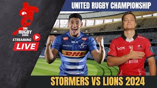 Stormers vs Lions URC 2024 Live Commentary [upl. by Oilut]