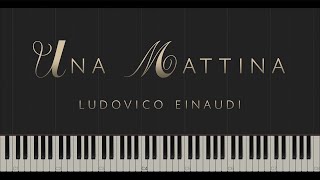 Una Mattina  Ludovico Einaudi \\ Synthesia Piano Tutorial [upl. by Hendrix]