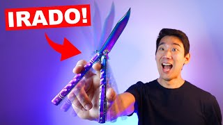 Aprendendo 5 truques IRADOS com FACA BUTTERFLY BALISONG [upl. by Navnod]