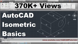 AutoCAD Isometric Drawing Basics [upl. by Reinke]