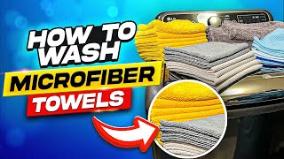 How To Properly Wash Your Microfiber Towels [upl. by Wemolohtrab585]