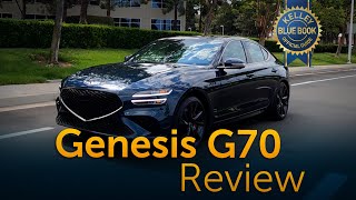 2022 Genesis G70  Review amp Road Test [upl. by Yenhpad]