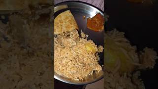 Lunch scene 😋😄 muttonbiryani lacchaparantha nonveg viral [upl. by Merlina]