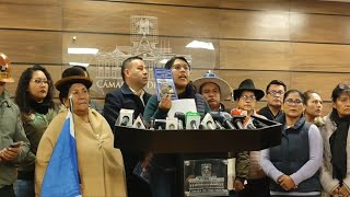 Diputados en defensa del MASIPSP y denunció que Bolivia no hay estado de derecho no se respeta CPE [upl. by Marlen]