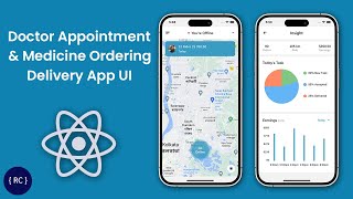 Doctor Appointment Booking amp Online Medicine Ordering Delivery App UI in React Native  DoctorOps [upl. by Terrill]