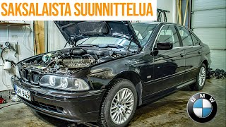 M54 jäähdytysjärjestelmän ja apulaitteiden irrotus  BMW e39 530i  Osa 5 [upl. by Idelia170]