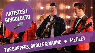 The Boppers Brolle amp Nanne Grönvall  Medley  Live i BingoLotto [upl. by Roche840]