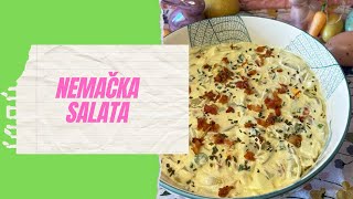 Nemačka salata sa kuvanim jajima RECEPT [upl. by Marteena603]