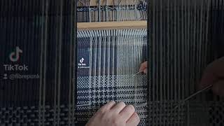 Chilled hemstitching for today rigidheddleloom crafts weaving crafting [upl. by Raab626]