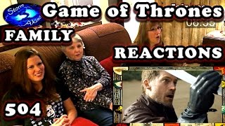 Game of Thrones FAMILY Reactions 504 Sons of the Harpy [upl. by Doro858]