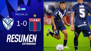 Velez Sarsfield 1 vs 0 Tigre  TorneoBetano  Resumen Extendido Fecha 21 [upl. by Harvey717]