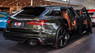 INSANE LOOKING 2023 Audi RS6  Exclusive interior Sound and Exterior details [upl. by Jason]