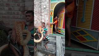 King Cobra Snake Prank On Public funny comedy shorts [upl. by Brena198]