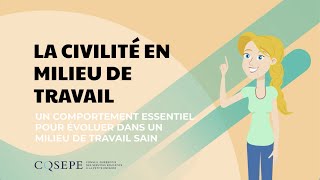 La civilité au travail  Capsule employé [upl. by Giorgi]