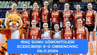 Maç Sonu Görüntüleri Eczacıbaşı Dynavit 30 Tent Obrenovac CEV Maçı 06112024 CLVolleyw [upl. by Diantha807]