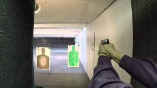 Sig Sauer P238 Shooting Indoor Range  Recoil [upl. by Atsilac225]