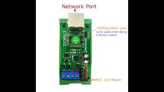 R4HUB08 1xRS485 To 8xRS485 18 Port Industrial Gateway Serial Server RJ45 To RS485 HUB Converter [upl. by Letrice]