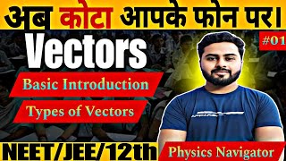 VectorsLecture01Class11thTypes of VectorAngle between the vectors [upl. by Airdnat]