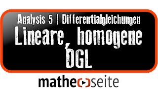 Lineare homogene Differentialgleichung mit Trennung der Variablen lösen  A5302 [upl. by Reamonn261]