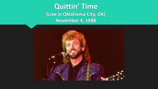 Keith Whitley  Quittin Time Live in Oklahoma City OK 1988 [upl. by Valene128]